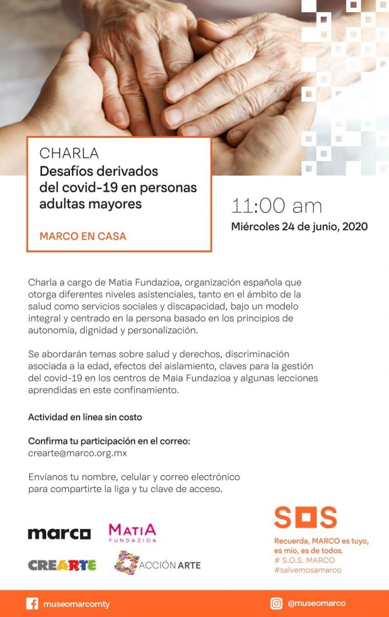 Cartel anunciador del webinar