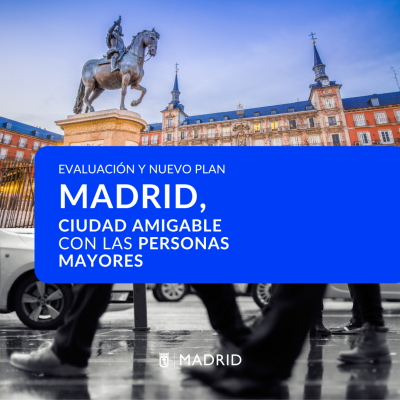 Imágenes de la Plaza Mayor y una vía pública de Madrid